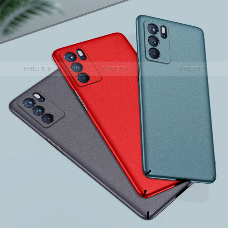 Custodia Plastica Rigida Cover Opaca per Oppo Reno6 Pro 5G India