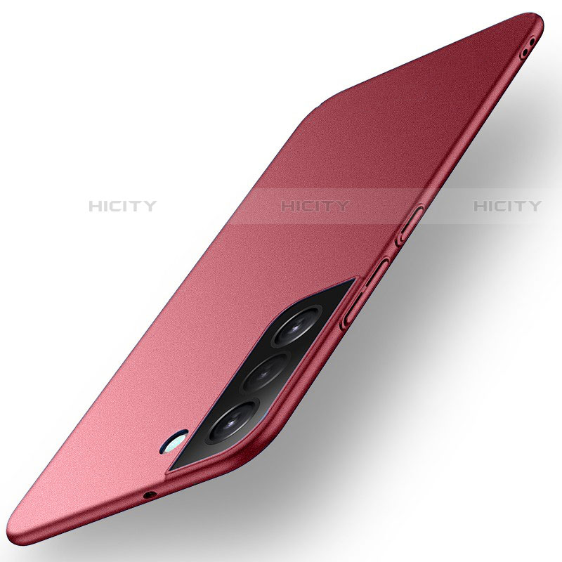 Custodia Plastica Rigida Cover Opaca per Samsung Galaxy S22 5G Rosso