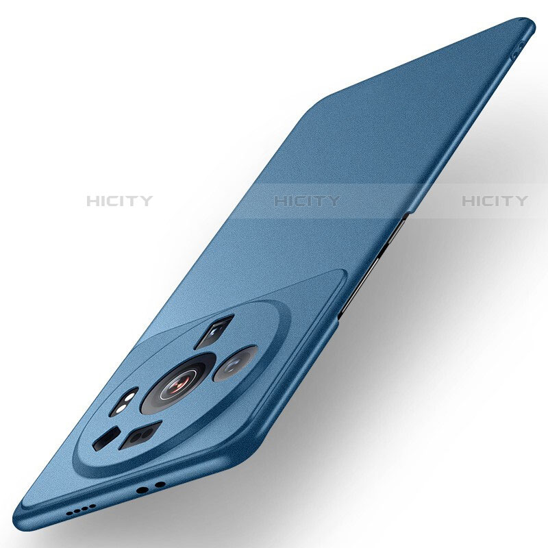 Custodia Plastica Rigida Cover Opaca per Xiaomi Mi 12S Ultra 5G Blu