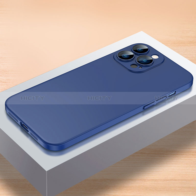 Custodia Plastica Rigida Cover Opaca QC1 per Apple iPhone 12 Pro Max Blu