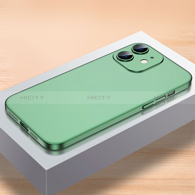 Custodia Plastica Rigida Cover Opaca QC1 per Apple iPhone 12 Verde