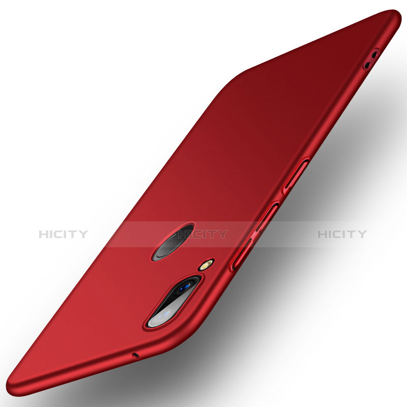 Custodia Plastica Rigida Cover Opaca R01 per Huawei Y9 (2019) Rosso