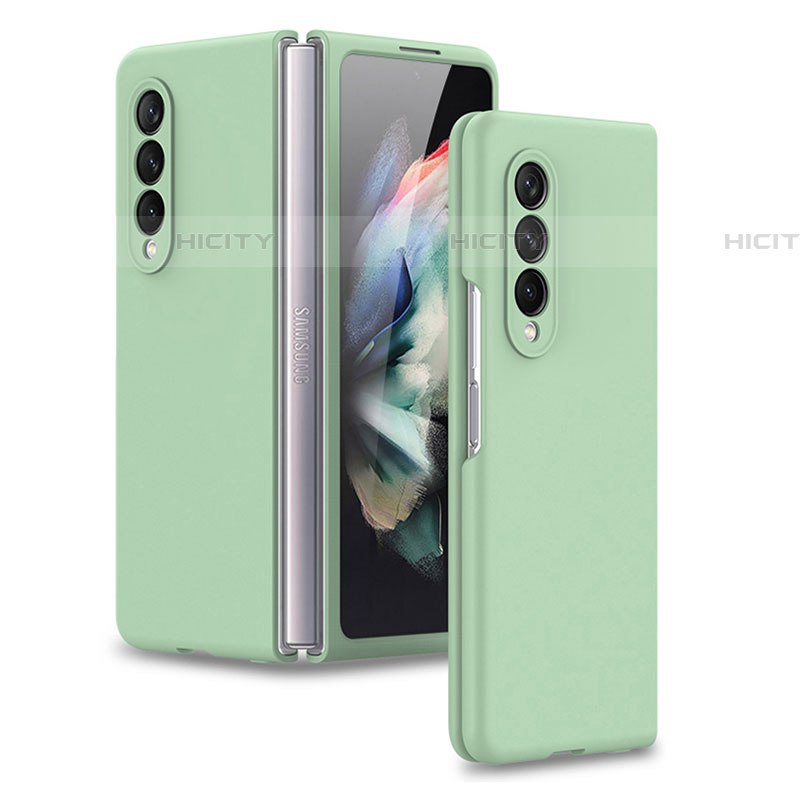 Custodia Plastica Rigida Cover Opaca R09 per Samsung Galaxy Z Fold4 5G Verde Pastello