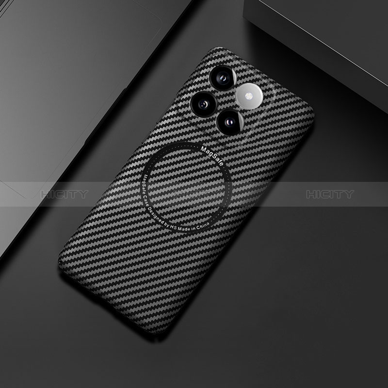Custodia Plastica Rigida Cover Opaca Spigato con Mag-Safe Magnetic per Xiaomi Mi 14 Pro 5G