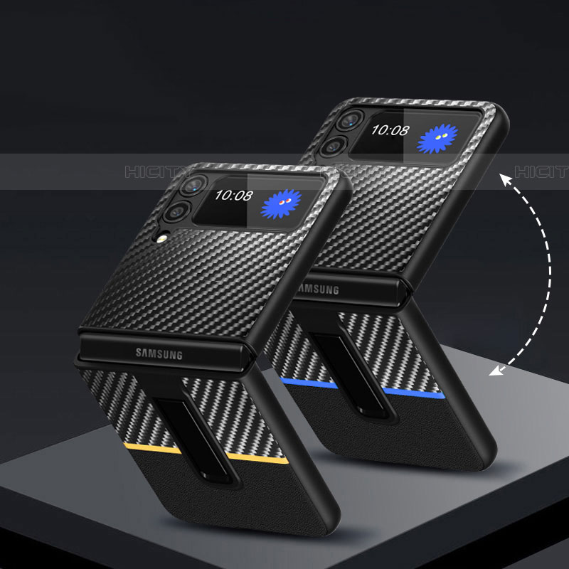 Custodia Plastica Rigida Cover Opaca Spigato per Samsung Galaxy Z Flip4 5G