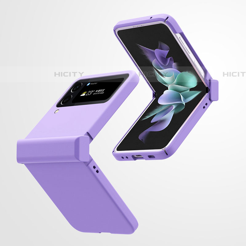 Custodia Plastica Rigida Cover Opaca T02 per Samsung Galaxy Z Flip4 5G Viola