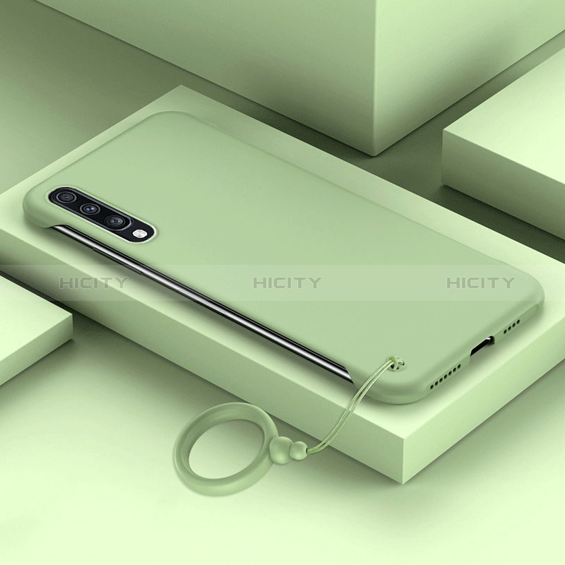 Custodia Plastica Rigida Cover Opaca YK1 per Samsung Galaxy A70 Verde Pastello