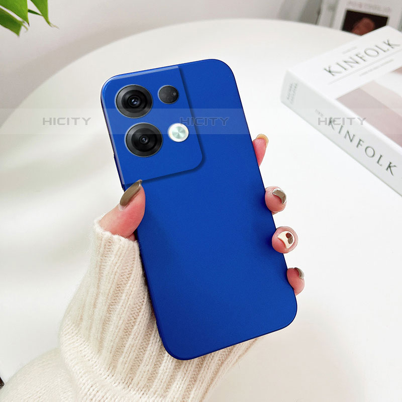 Custodia Plastica Rigida Cover Opaca YK2 per Oppo Reno8 Pro+ Plus 5G Blu