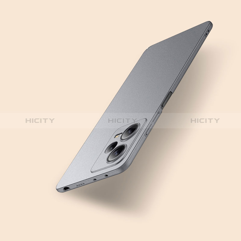 Custodia Plastica Rigida Cover Opaca YK2 per Xiaomi Redmi Note 12 Pro 5G Grigio