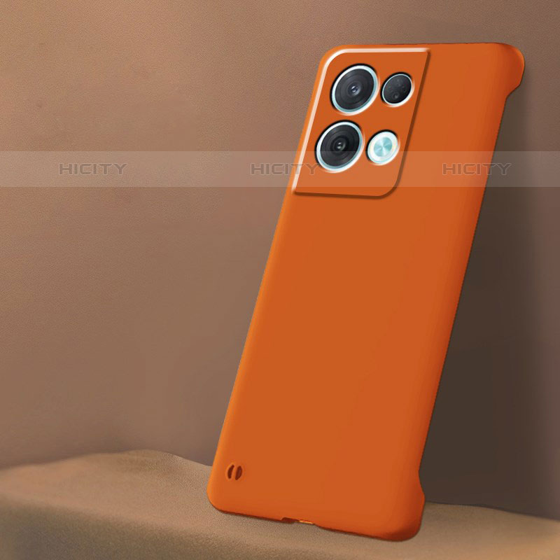 Custodia Plastica Rigida Cover Opaca YK6 per Oppo Reno8 Pro+ Plus 5G Arancione