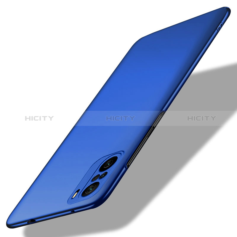 Custodia Plastica Rigida Cover Opaca YK7 per Xiaomi Poco F3 5G Blu