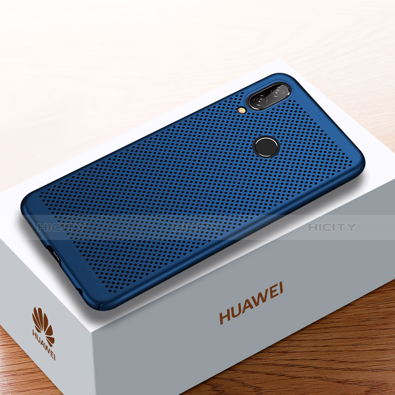 Custodia Plastica Rigida Cover Perforato per Huawei Enjoy 9 Plus Blu