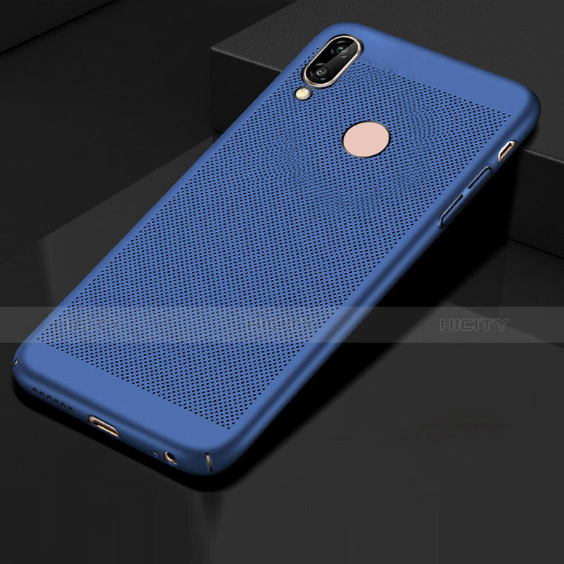 Custodia Plastica Rigida Cover Perforato per Huawei Honor 10 Lite Blu