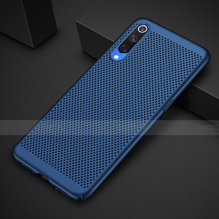 Custodia Plastica Rigida Cover Perforato per Xiaomi Mi 9 Blu