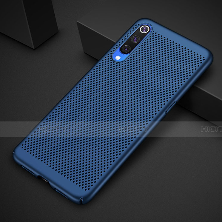 Custodia Plastica Rigida Cover Perforato per Xiaomi Mi A3 Lite Blu