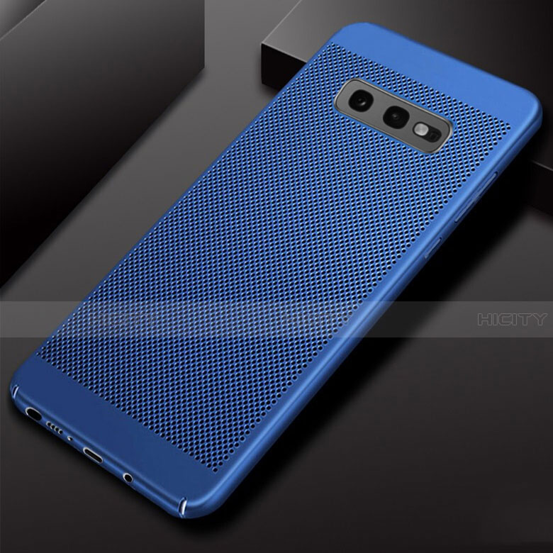 Custodia Plastica Rigida Cover Perforato W01 per Samsung Galaxy S10e Blu