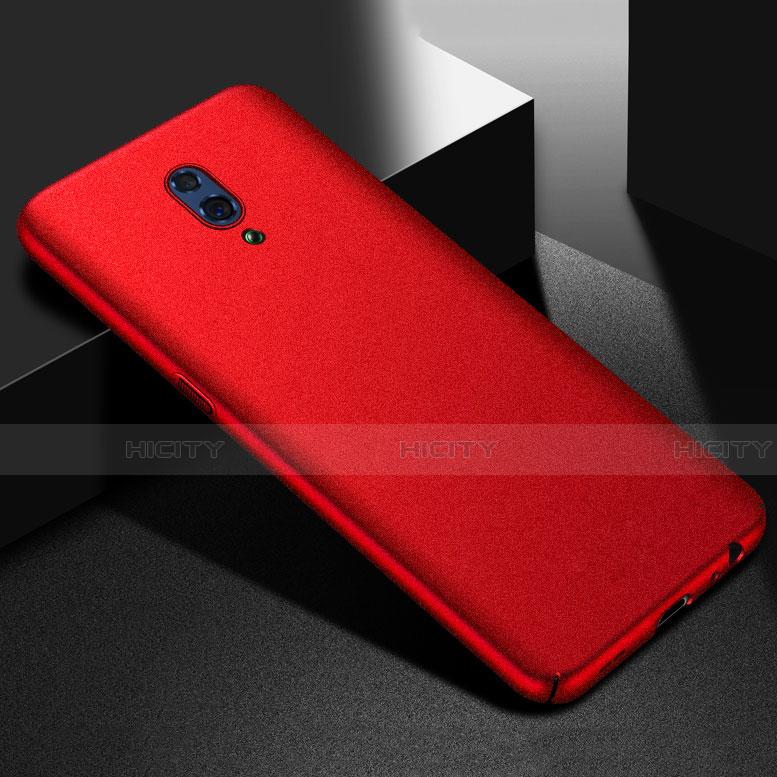 Custodia Plastica Rigida Cover Sabbie Mobili per Oppo Reno Rosso