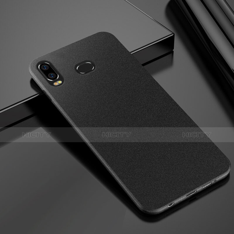 Custodia Plastica Rigida Cover Sabbie Mobili per Samsung Galaxy A6s Nero