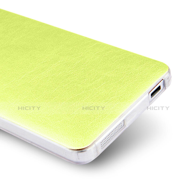 Custodia Plastica Rigida In Pelle per Xiaomi Mi 4 Verde