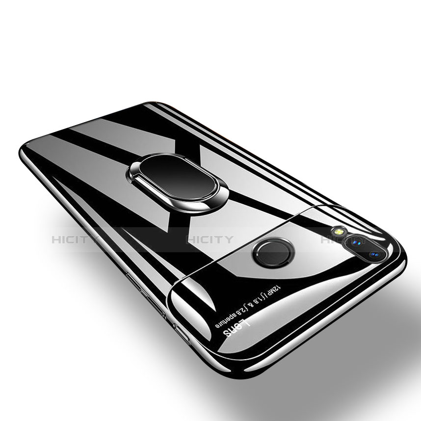 Custodia Plastica Rigida Laterale Cover Opaca 360 Gradi con Magnetico Anello Supporto per Huawei Nova 3i