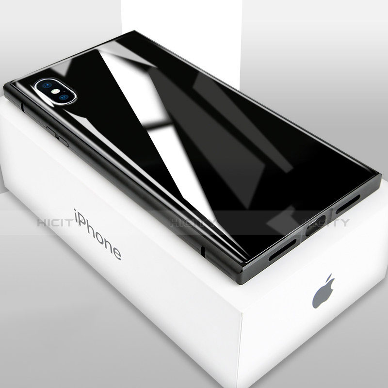Custodia Plastica Rigida Laterale Cover Opaca Fronte e Retro 360 Gradi per Apple iPhone Xs