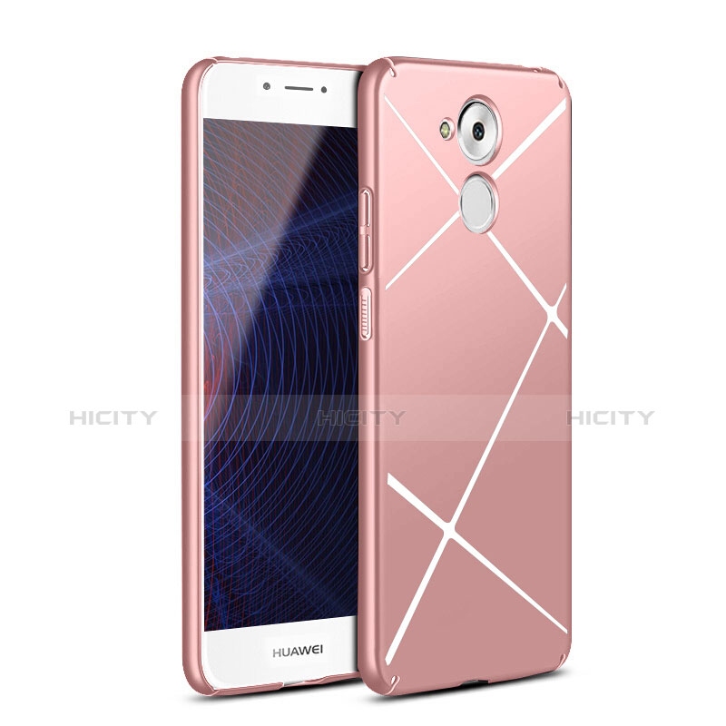 Custodia Plastica Rigida Line per Huawei Enjoy 6S Oro Rosa