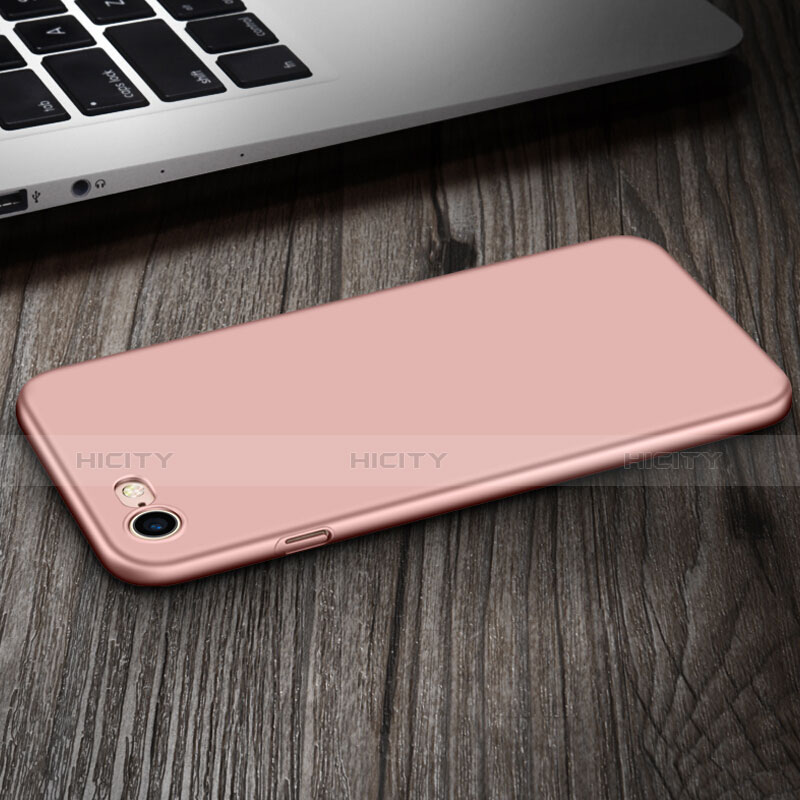 Custodia Plastica Rigida Opaca con Anello Supporto per Apple iPhone 8 Rosa