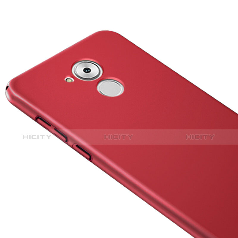 Custodia Plastica Rigida Opaca con Anello Supporto per Huawei Honor 6C Rosso