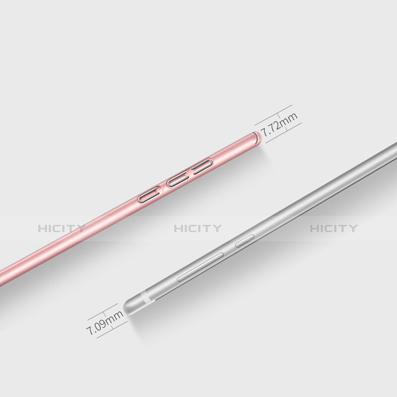 Custodia Plastica Rigida Opaca con Anello Supporto per Xiaomi Mi 6 Rosa