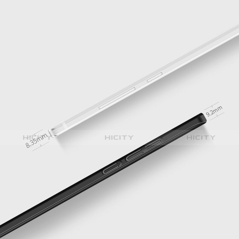 Custodia Plastica Rigida Opaca con Anello Supporto per Xiaomi Redmi Note 4X High Edition Nero