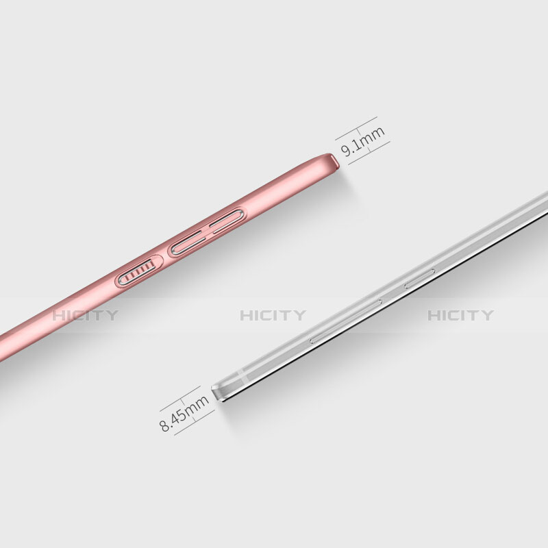 Custodia Plastica Rigida Opaca con Anello Supporto per Xiaomi Redmi Note 4X Oro Rosa