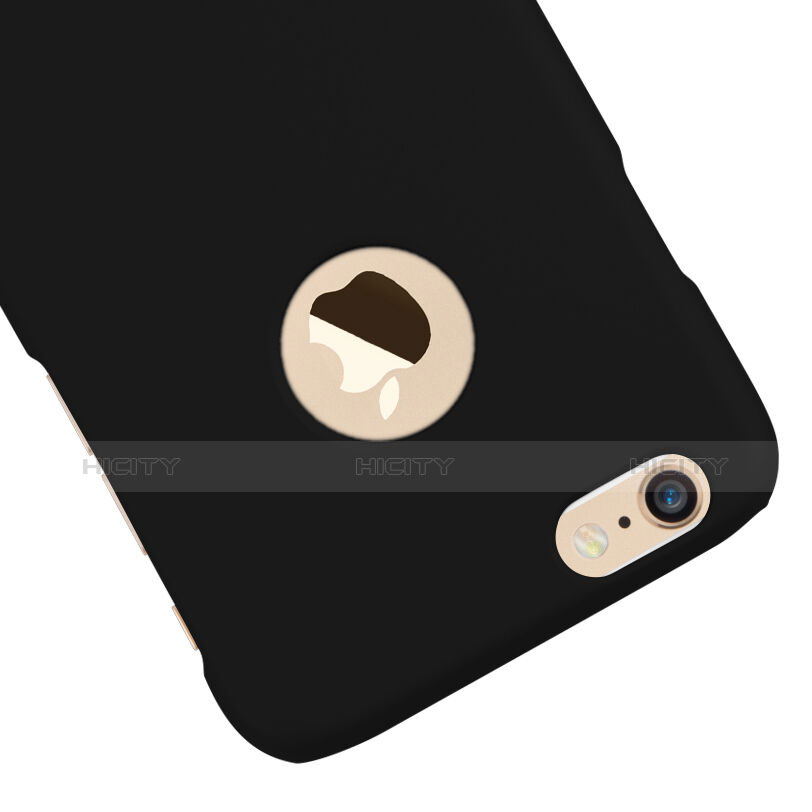 Custodia Plastica Rigida Opaca con Foro per Apple iPhone 6S Plus Nero