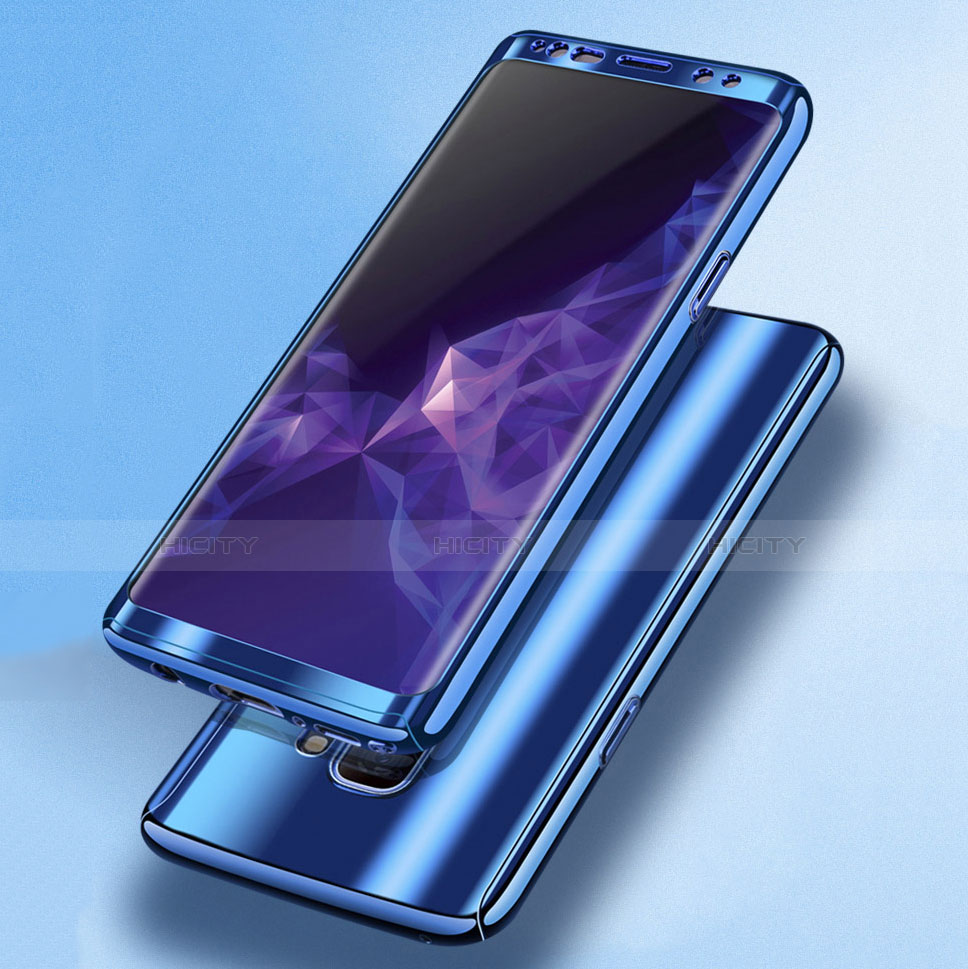 Custodia Plastica Rigida Opaca Cover Fronte e Retro 360 Gradi per Samsung Galaxy S9