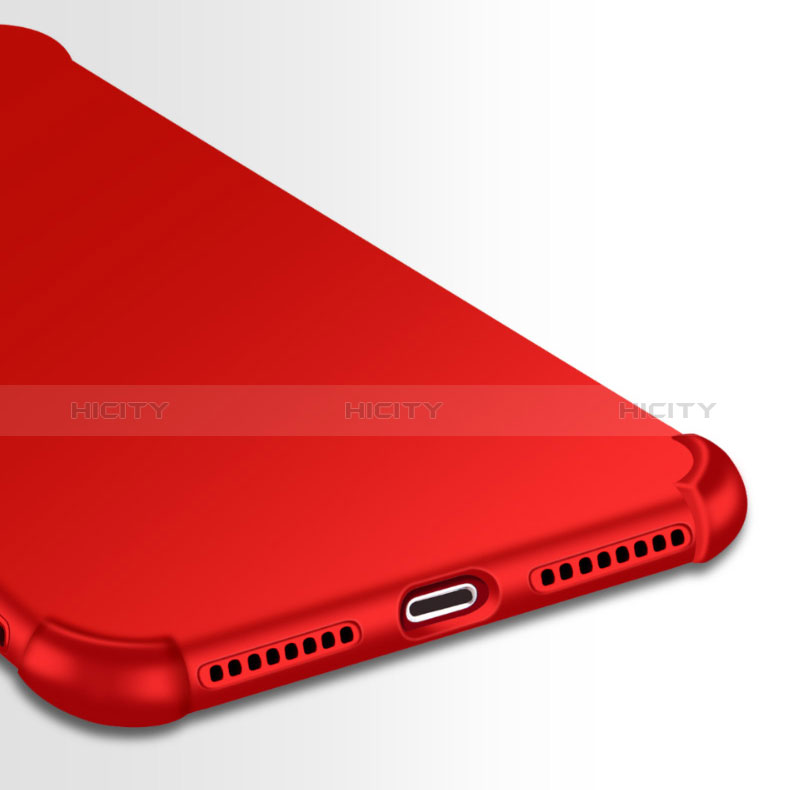 Custodia Plastica Rigida Opaca Fronte e Retro 360 Gradi D01 per Apple iPhone 8 Plus Rosso