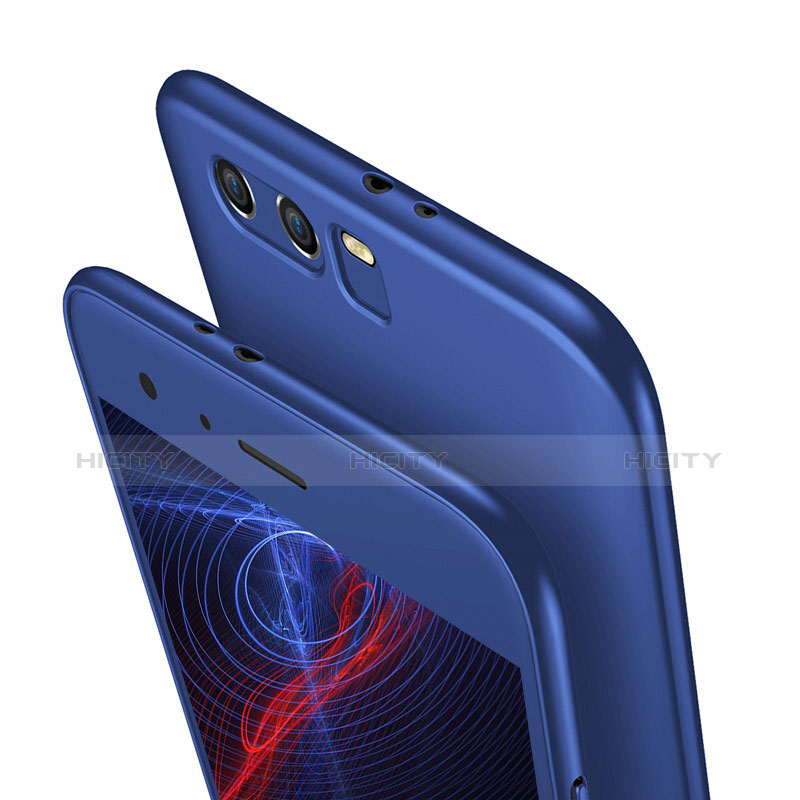 Custodia Plastica Rigida Opaca Fronte e Retro 360 Gradi per Huawei Honor 9 Premium Blu