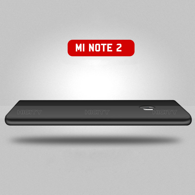 Custodia Plastica Rigida Opaca Fronte e Retro 360 Gradi per Xiaomi Mi Note 2 Special Edition Nero