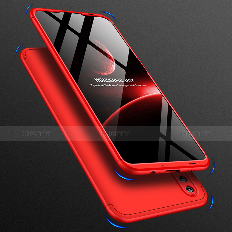Custodia Plastica Rigida Opaca Fronte e Retro 360 Gradi Q01 per Huawei Nova Lite 3 Rosso