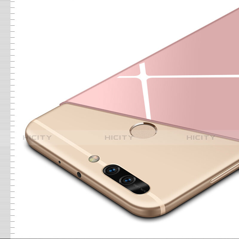 Custodia Plastica Rigida Opaca Line per Huawei Honor V9 Oro Rosa