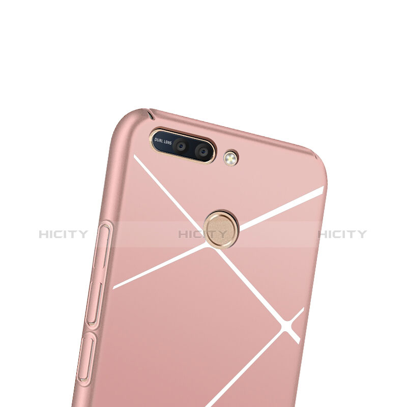 Custodia Plastica Rigida Opaca Line per Huawei Honor V9 Oro Rosa