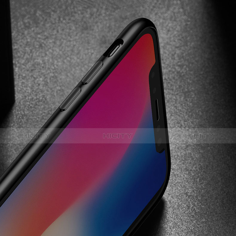 Custodia Plastica Rigida Opaca M01 per Apple iPhone X Nero