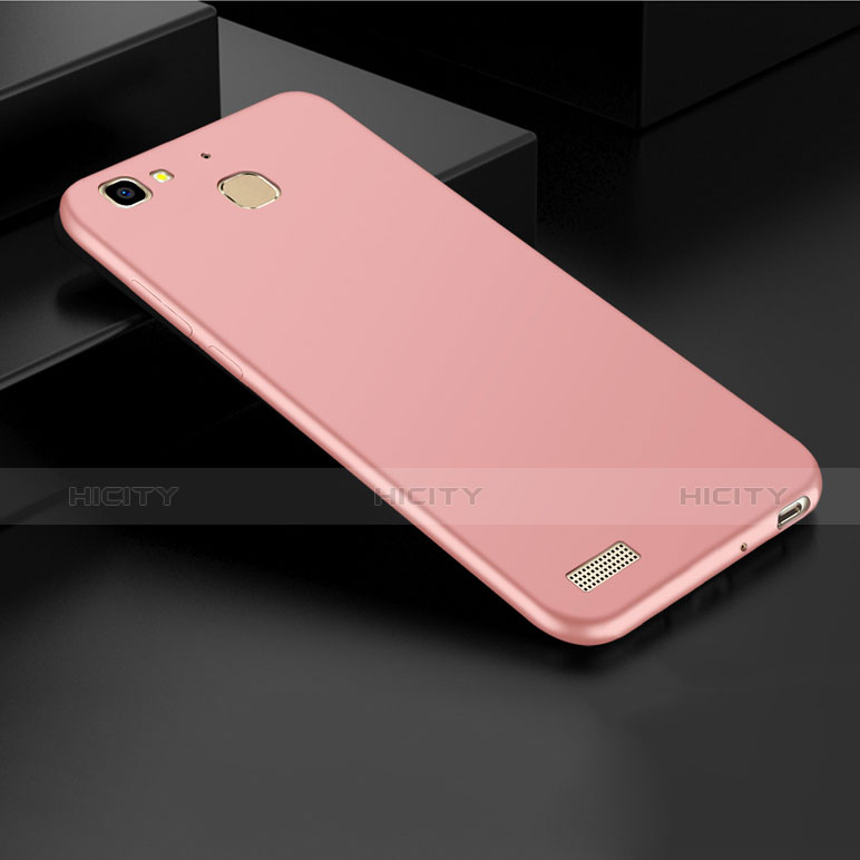 Custodia Plastica Rigida Opaca M01 per Huawei Enjoy 5S Oro Rosa