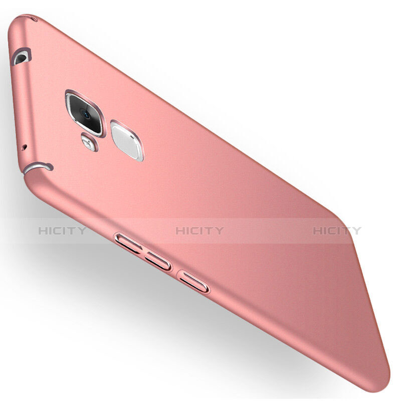Custodia Plastica Rigida Opaca M01 per Huawei Honor 5C Oro Rosa