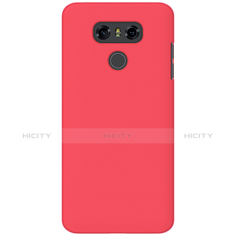 Custodia Plastica Rigida Opaca M01 per LG G6 Rosso