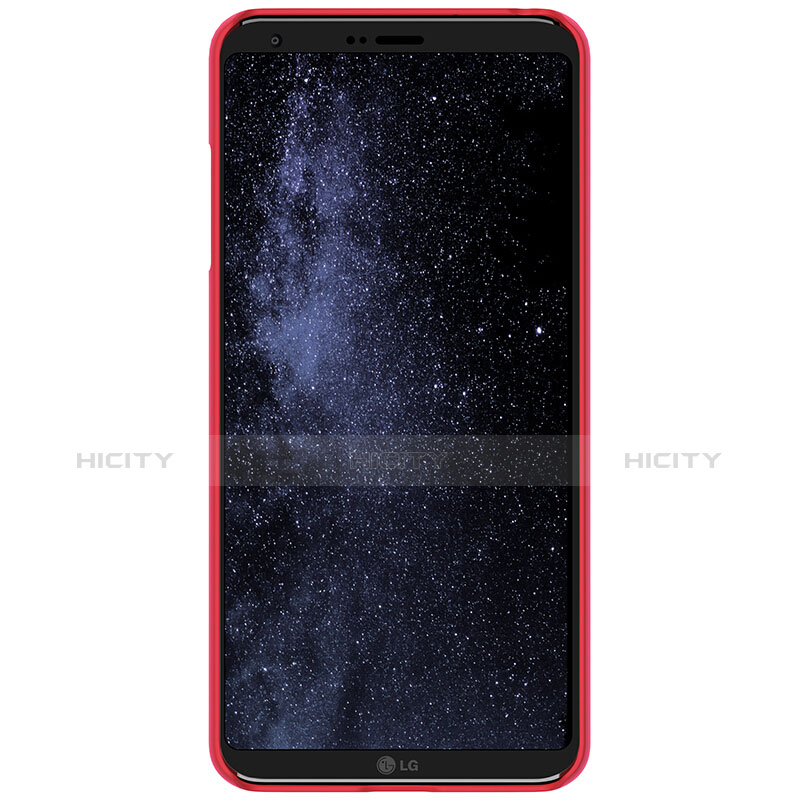 Custodia Plastica Rigida Opaca M01 per LG G6 Rosso