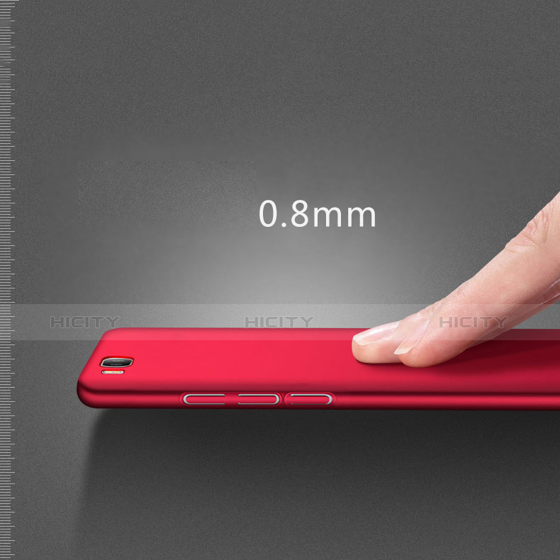 Custodia Plastica Rigida Opaca M01 per Xiaomi Mi 6 Rosso