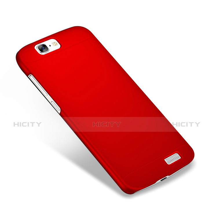 Custodia Plastica Rigida Opaca M02 per Huawei Ascend G7 Rosso