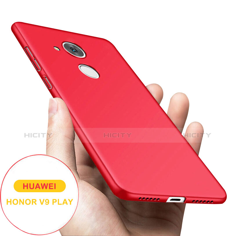 Custodia Plastica Rigida Opaca M02 per Huawei Honor 6C Pro Rosso