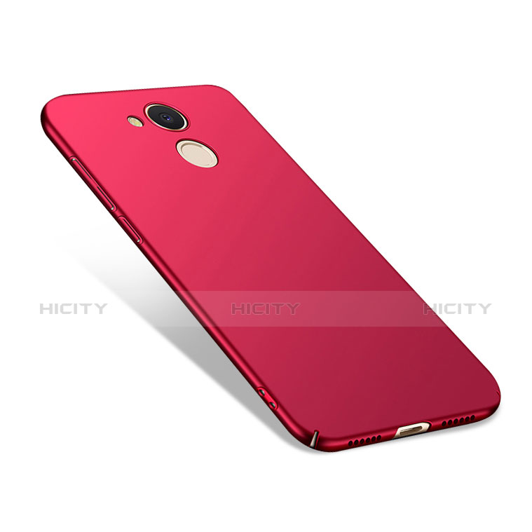 Custodia Plastica Rigida Opaca M02 per Huawei Honor 6C Pro Rosso