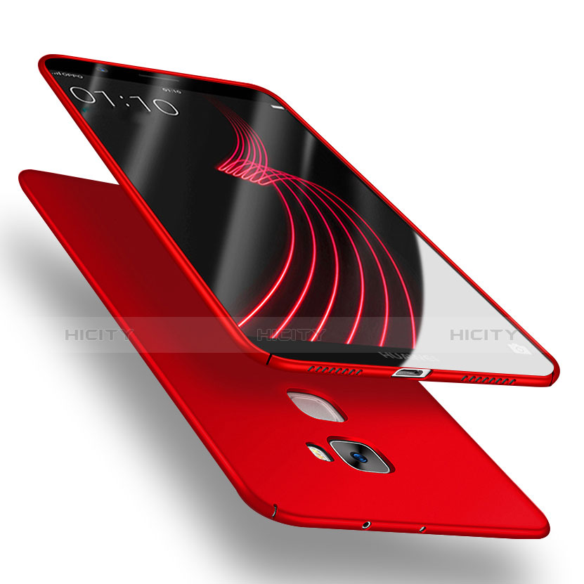 Custodia Plastica Rigida Opaca M02 per Huawei Mate S Rosso