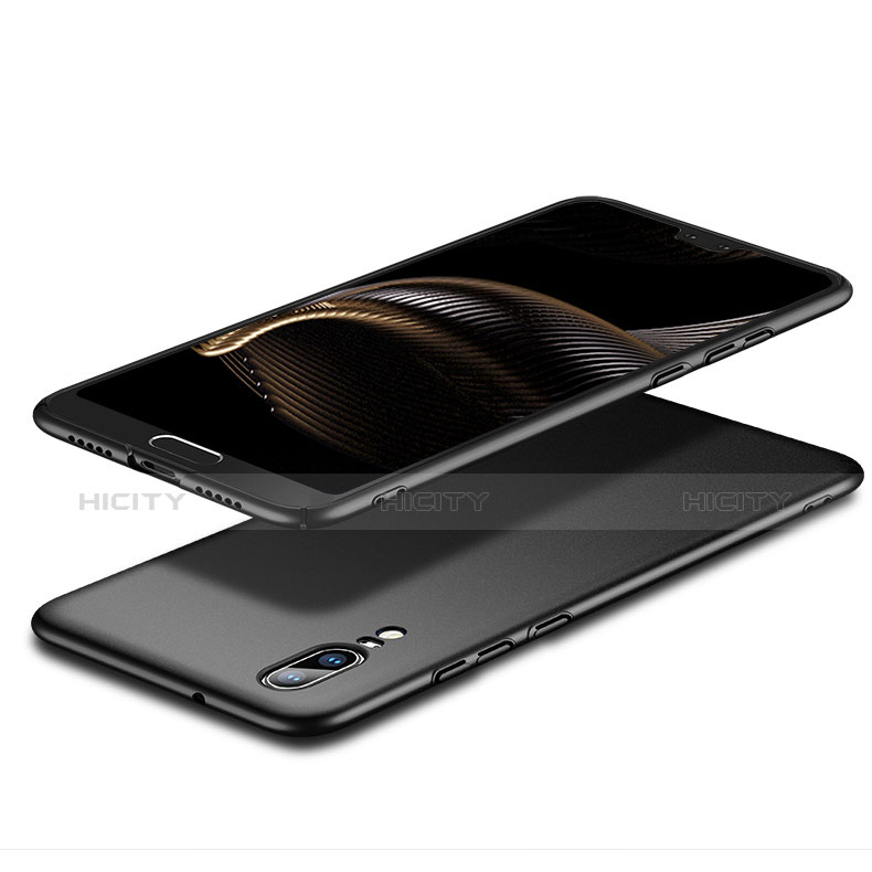 Custodia Plastica Rigida Opaca M02 per Huawei P20 Nero